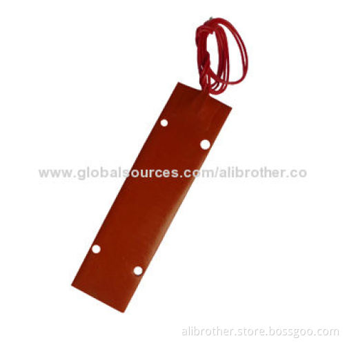 Flexible Silicone, Rubber Electrical Heater Holes Can Be Customized